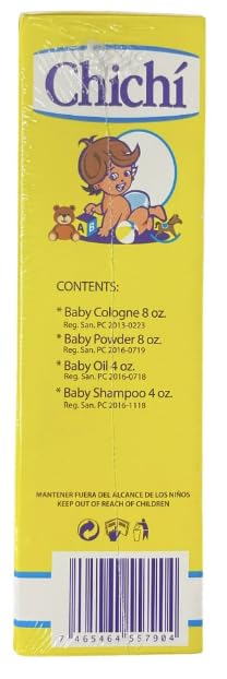 E de B Chichi Kit (Baby Cologne 8oz + Baby Powder 8oz + Baby Oil 4oz + Baby Shampoo 4oz) - Image 2